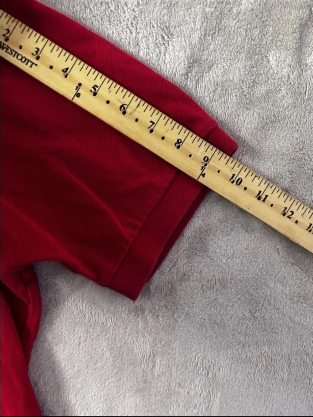 Polo Ralph Lauren Heritage Crest Polo Shirt Mens 2XL Red Pocket Logo